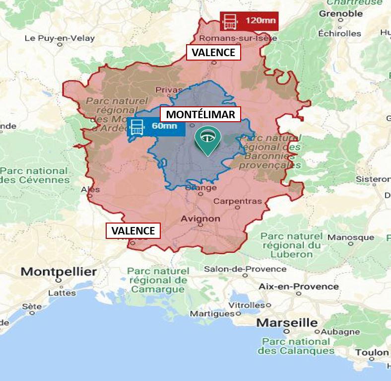 Local d'activité Montélimar 3427m² Vente local d'activité Montélimar Drôme OVACT2118361 3